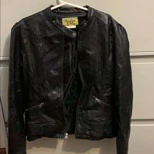 Faux Leather Jacket